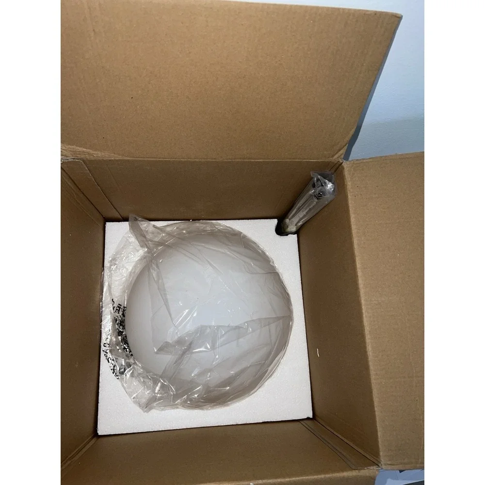 (20)Light, Gold Finish with Flat Opal Glass Shade, Adjustable Rod, (new)